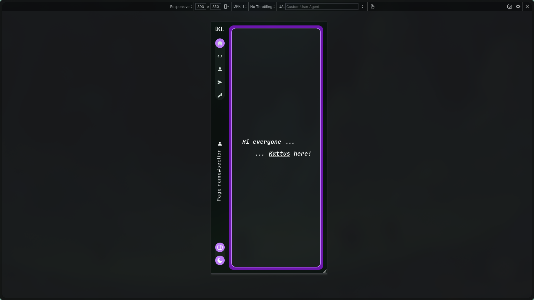 Kattus's personal website